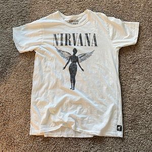 Free people Nirvana band tee M